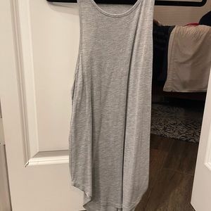 Grey fabrik cotton tank top